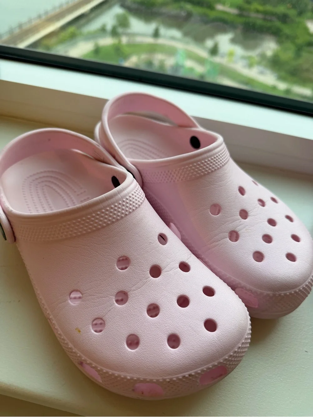CROCS Kids Pastel Pink Classic Clog
